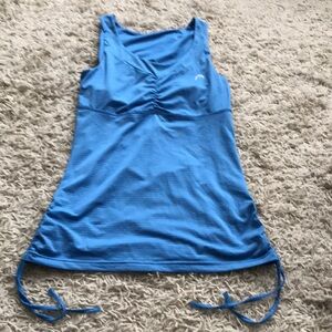 HEAD brand blue striped athletic tank